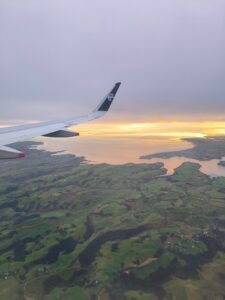 Approaching the Pacific Ocean